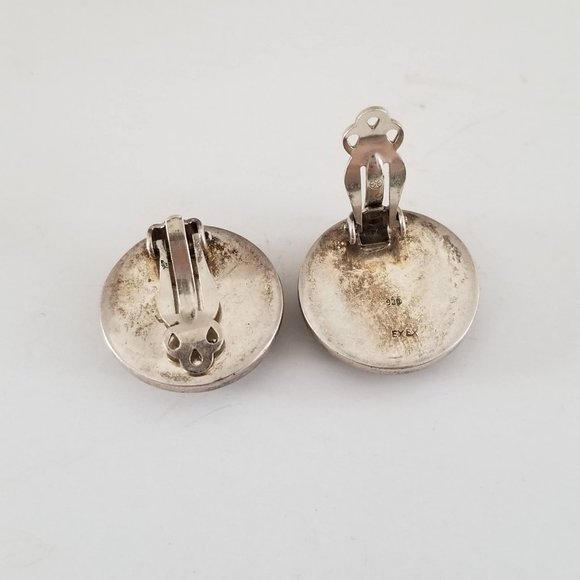 EXEX Sterling Silver Earrings - Picture 2 of 4